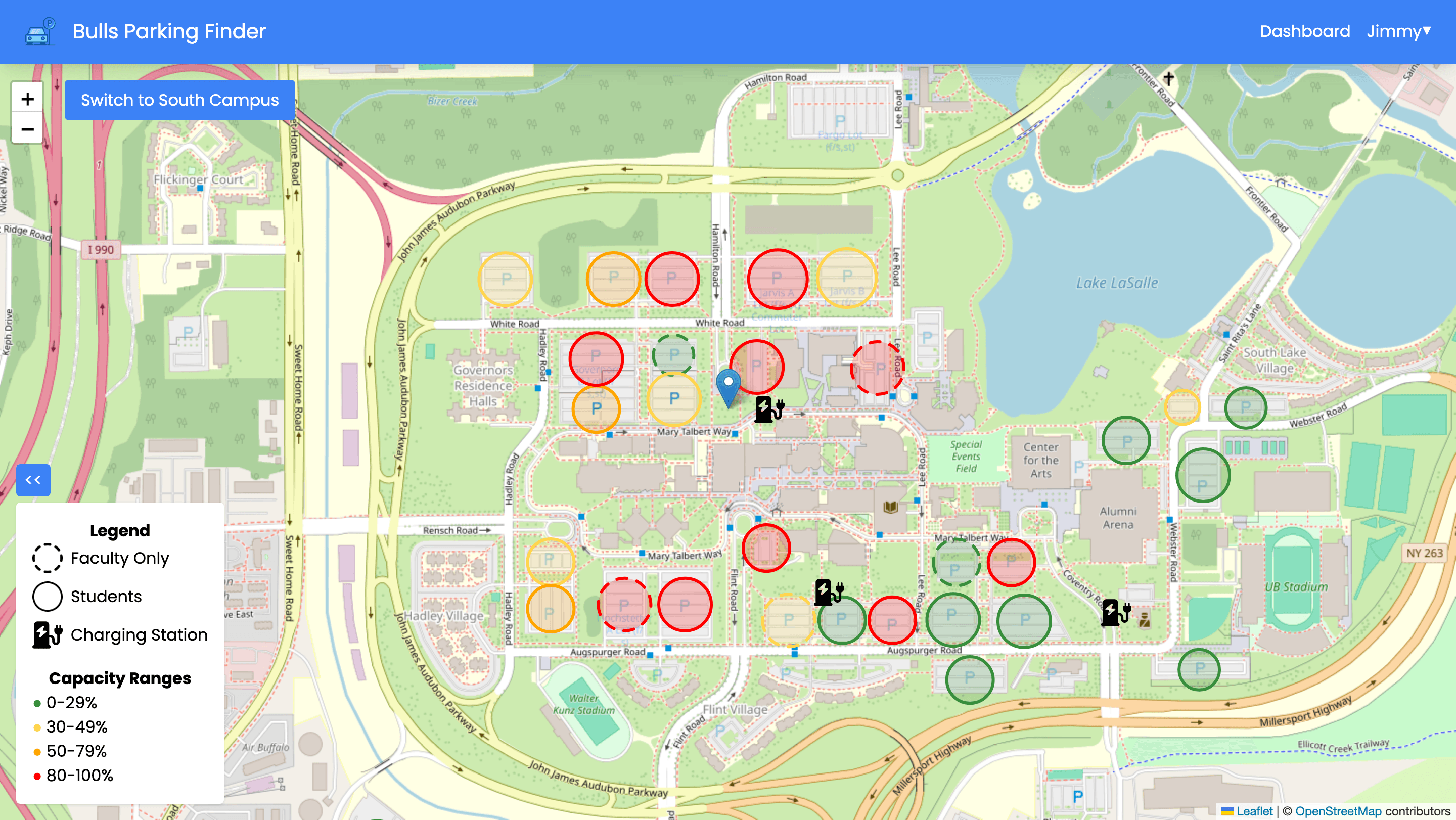 Bulls Parking Finder